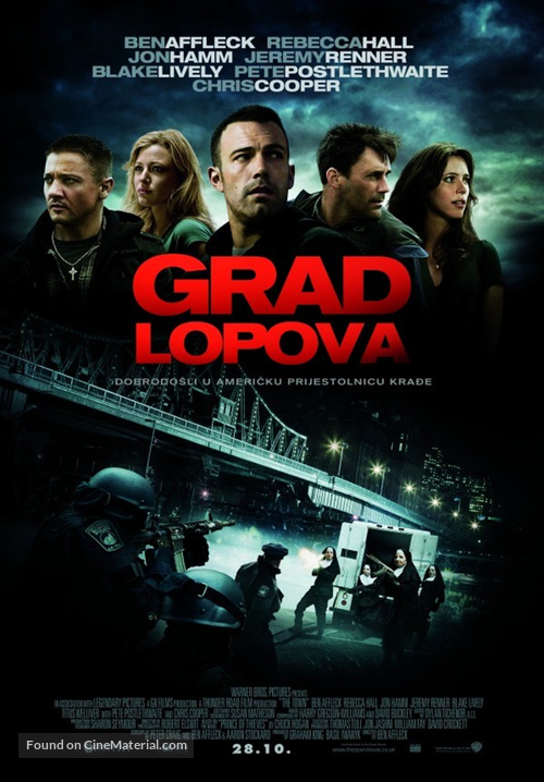 The Town - Croatian Movie Poster