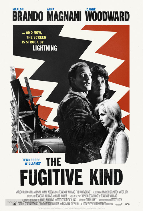 The Fugitive Kind - British Movie Poster