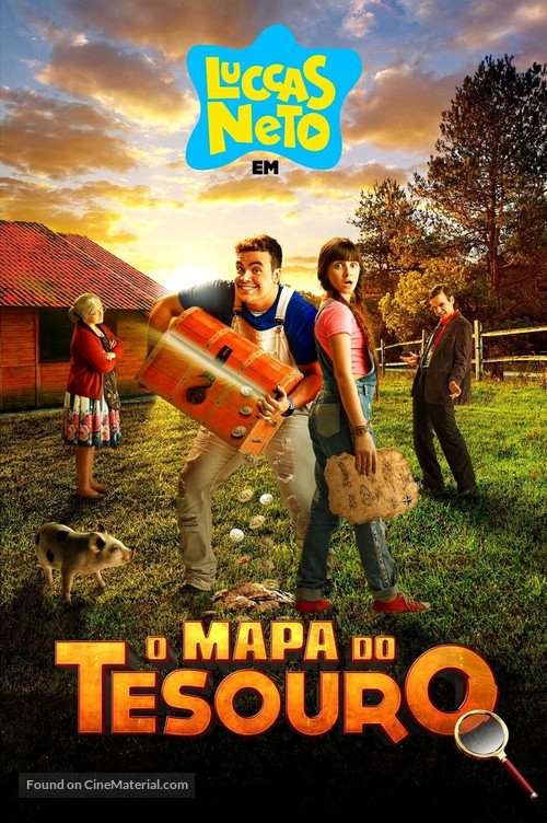 Luccas Neto em O Mapa do Tesouro - Brazilian Movie Poster