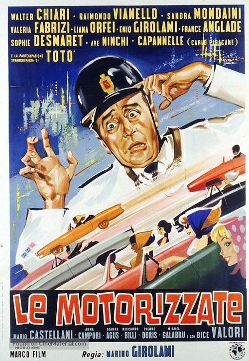 Le motorizzate - Italian Movie Poster