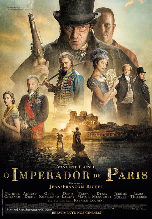 L&#039;Empereur de Paris - Portuguese Movie Poster