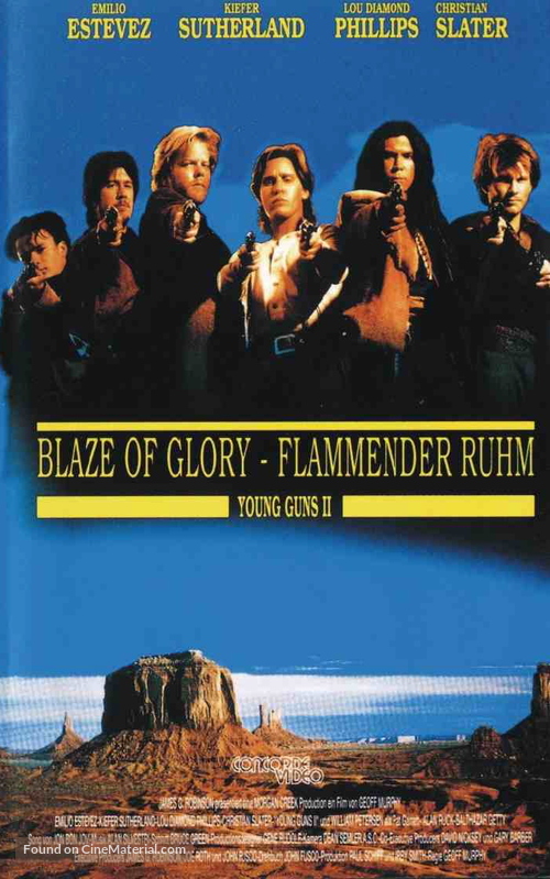 Young Guns 2 - German Movie Poster