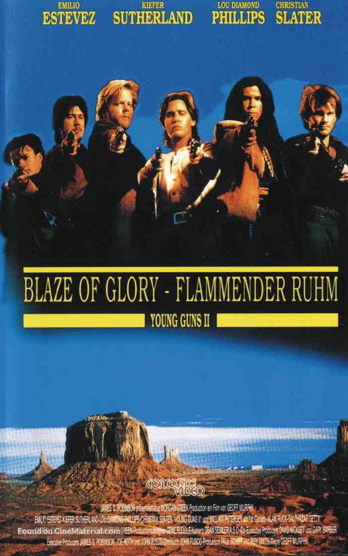 Young Guns 2 - German Movie Poster