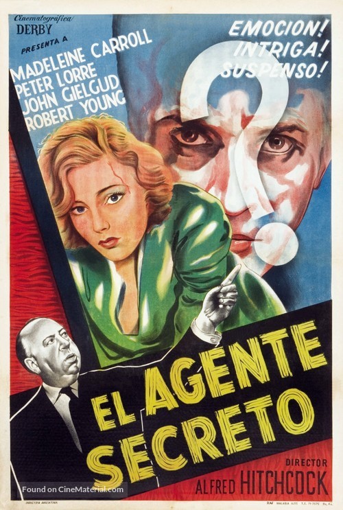 Secret Agent - Argentinian Movie Poster