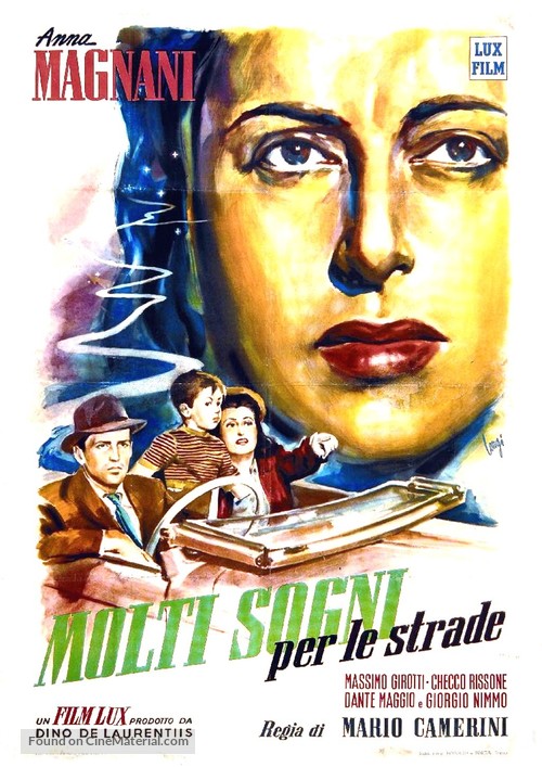 Molti sogni per le strade - Italian Movie Poster