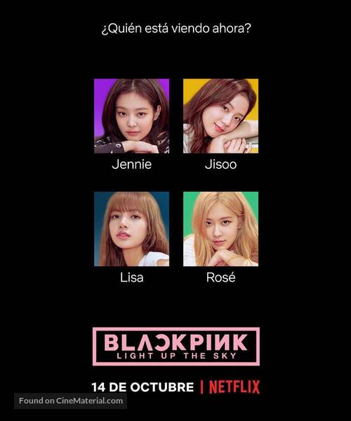 Blackpink: Light Up the Sky - Mexican Movie Poster