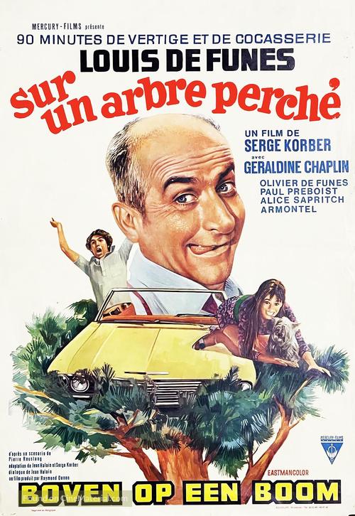 Sur un arbre perch&eacute; - Belgian Movie Poster