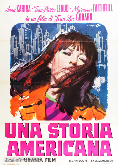 Made in U.S.A. - Italian Movie Poster