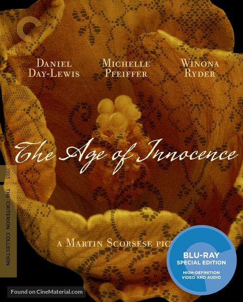 The Age of Innocence - Blu-Ray movie cover