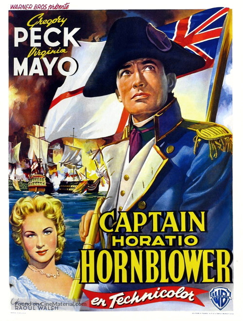 Captain Horatio Hornblower R.N. - Belgian Movie Poster