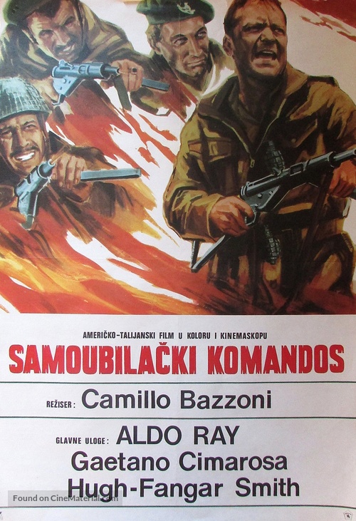 Commando suicida - Yugoslav Movie Poster