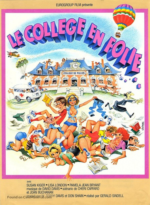 H.O.T.S. - French Movie Poster