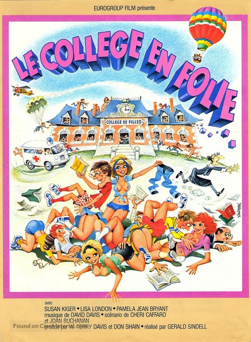 H.O.T.S. - French Movie Poster