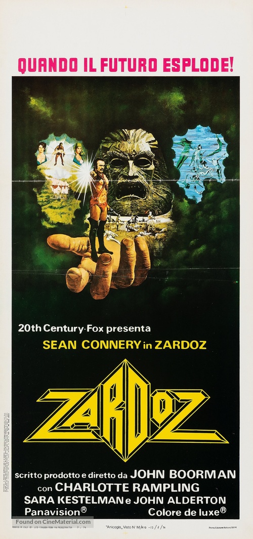 Zardoz - Italian Movie Poster