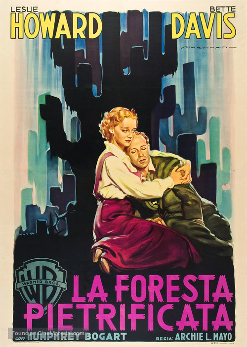 The Petrified Forest - Italian Movie Poster