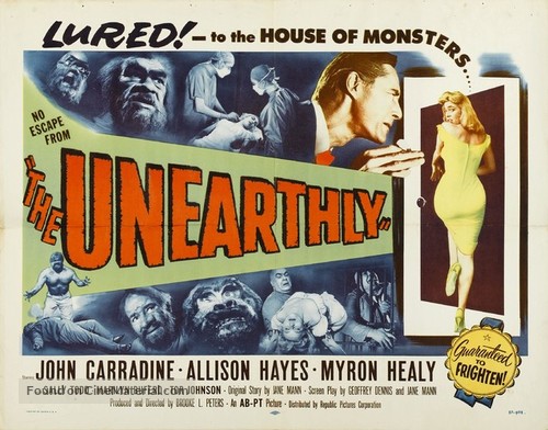 The Unearthly - Movie Poster
