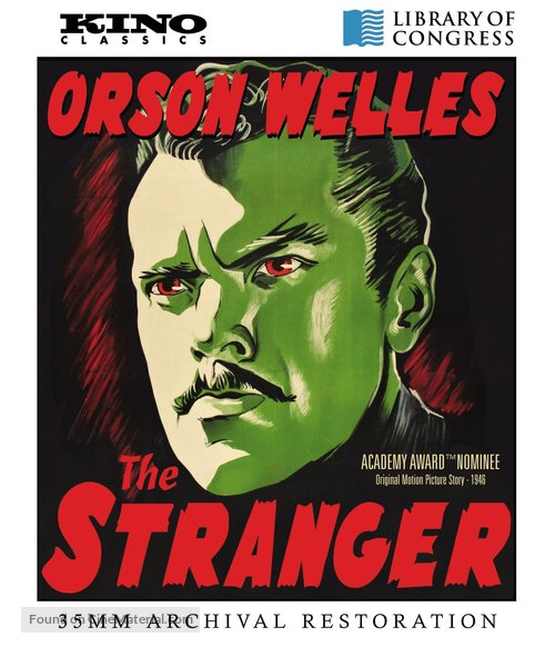 The Stranger - Blu-Ray movie cover