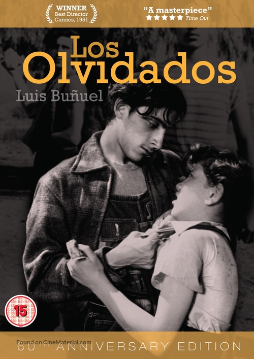 Los olvidados - British DVD movie cover