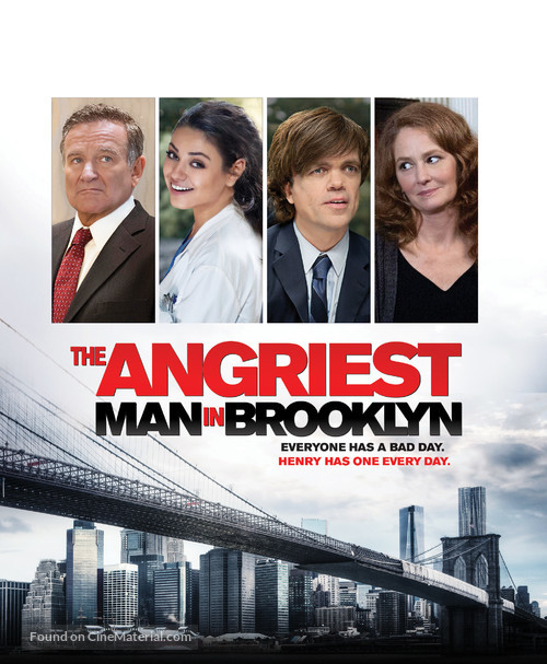 The Angriest Man in Brooklyn - Blu-Ray movie cover