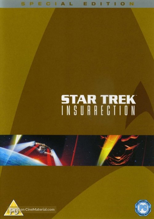 Star Trek: Insurrection - British Movie Cover