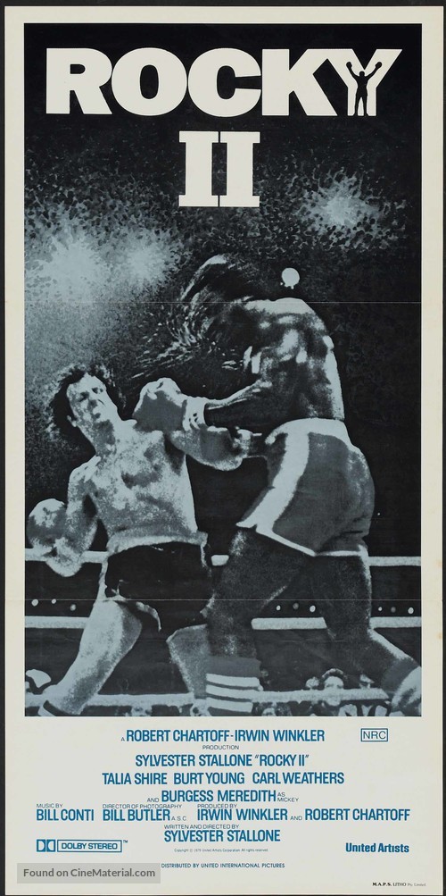 Rocky II - Australian Movie Poster