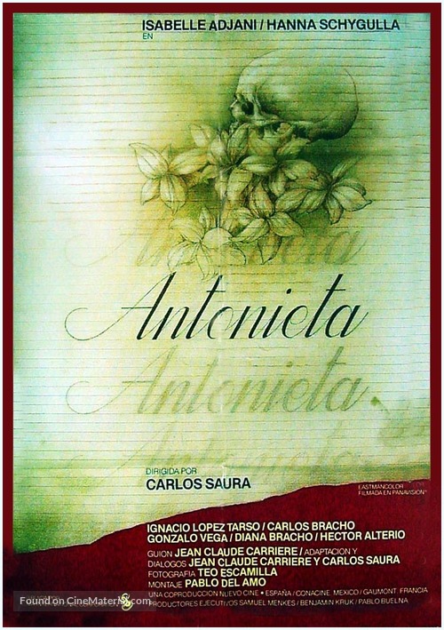 Antonieta - Spanish Movie Poster