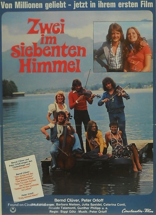 Zwei im 7. Himmel - German Movie Poster