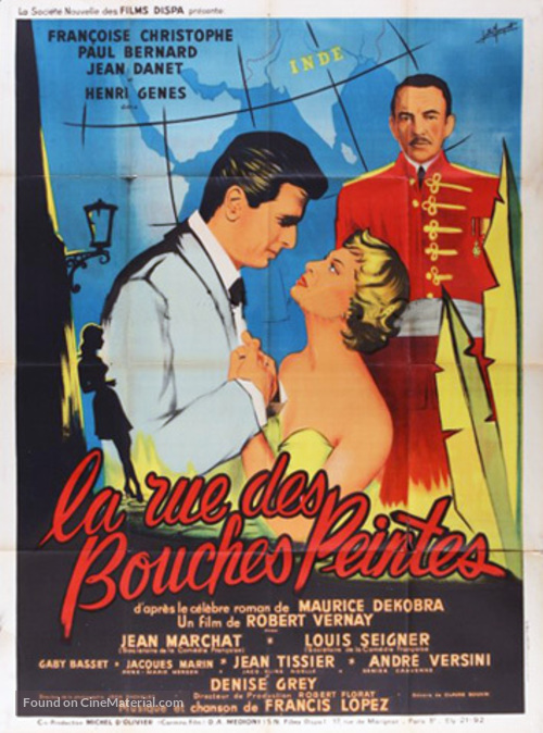 La rue des bouches peintes - French Movie Poster