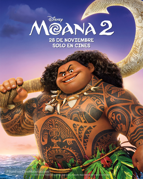 Moana 2 - Argentinian Movie Poster