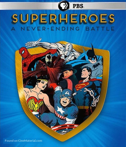 &quot;Superheroes: A Never-Ending Battle&quot; - Blu-Ray movie cover