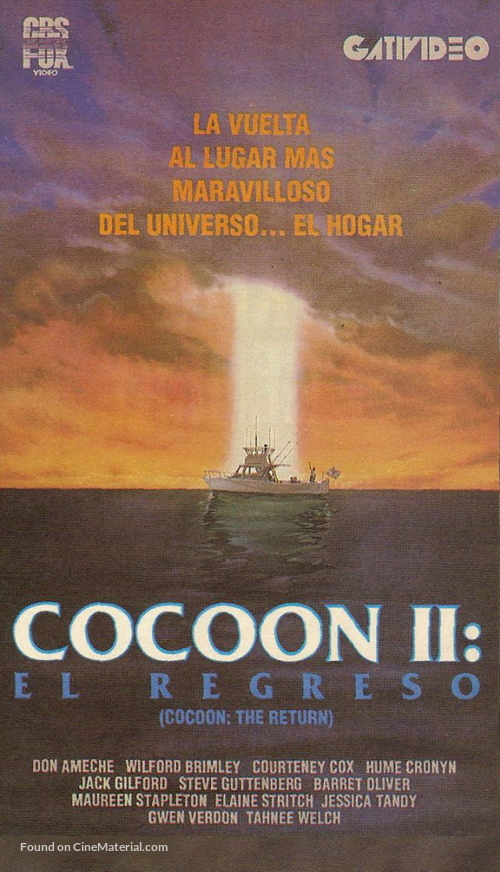 Cocoon: The Return - Argentinian VHS movie cover