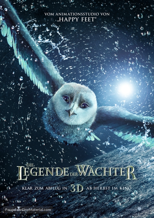 Legend of the Guardians: The Owls of Ga&#039;Hoole - German Movie Poster