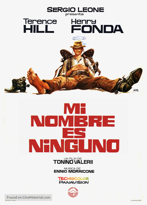 Il Mio Nome E Nessuno - Spanish Movie Poster