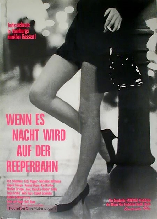 Wenn es Nacht wird auf der Reeperbahn - German Movie Poster
