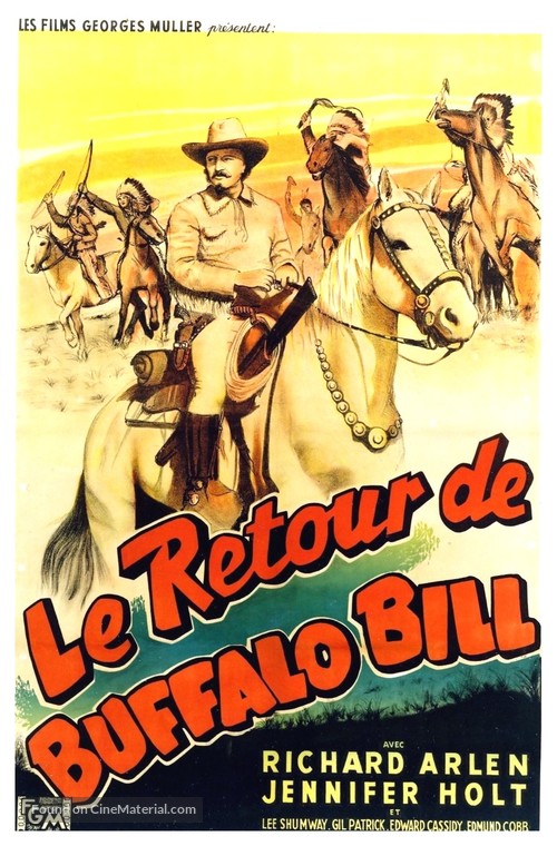Buffalo Bill Rides Again - French Movie Poster