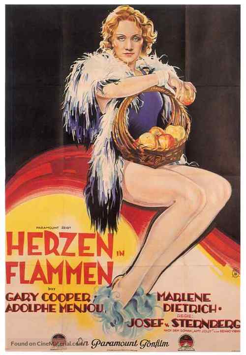 Morocco - German Movie Poster