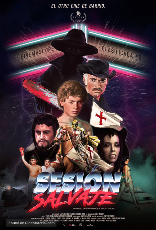 Sesi&oacute;n Salvaje - Spanish Movie Poster