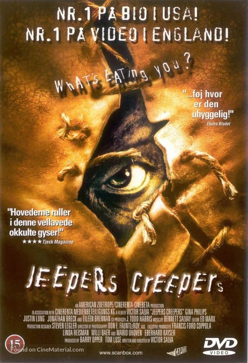 Jeepers Creepers - Danish Movie Cover