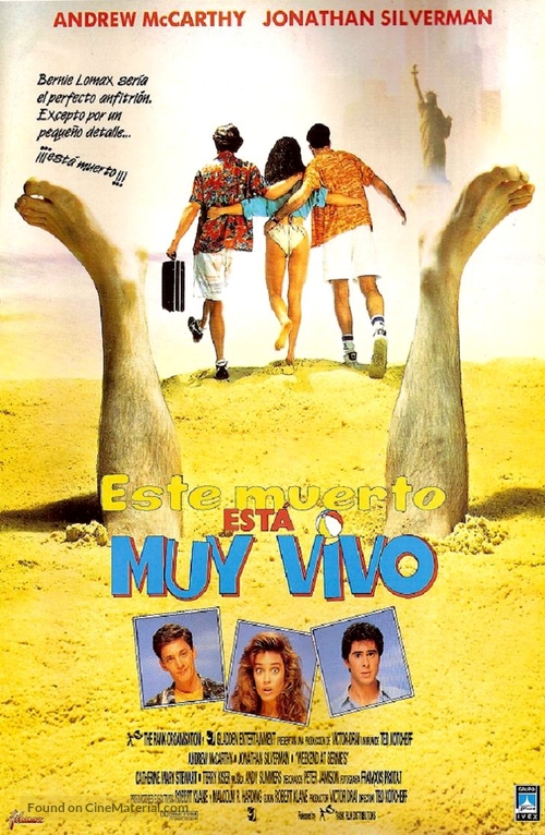 Weekend at Bernie&#039;s - Spanish VHS movie cover
