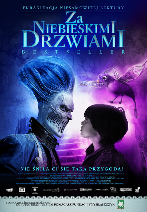 Za niebieskimi drzwiami - Polish Movie Poster