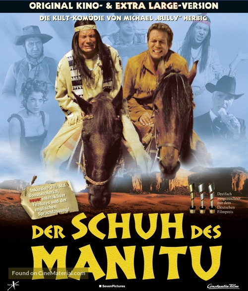 Der Schuh des Manitu - German Blu-Ray movie cover