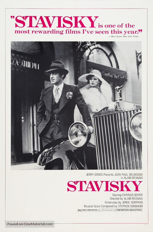 Stavisky... - Movie Poster