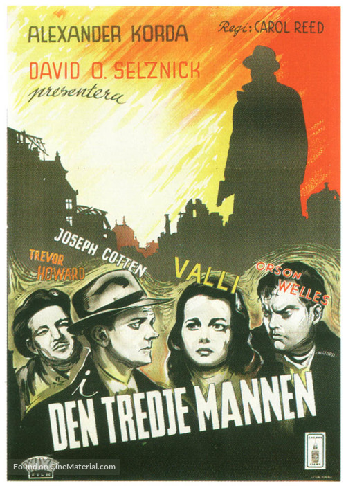 The Third Man - Swedish Movie Poster
