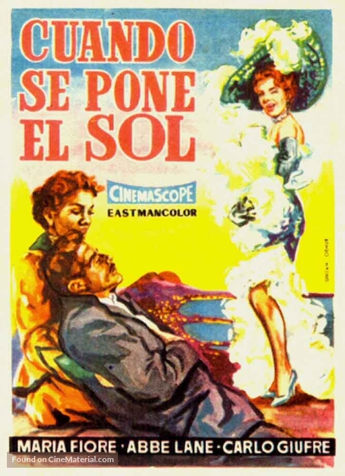 Quando tramonta il sole - Spanish Movie Poster