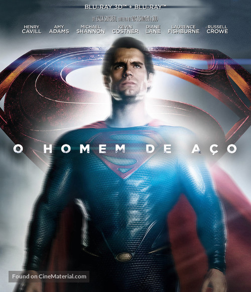 Man of Steel - Brazilian Blu-Ray movie cover