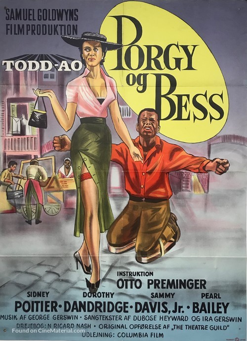 Porgy and Bess - Danish Movie Poster