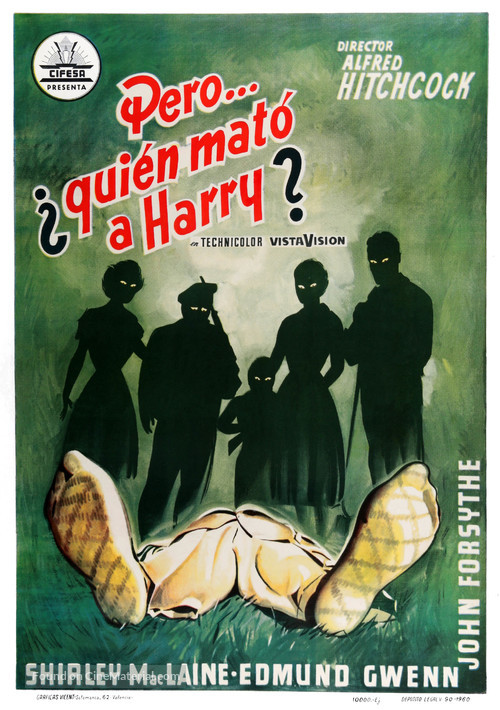 The Trouble with Harry - Spanish Movie Poster