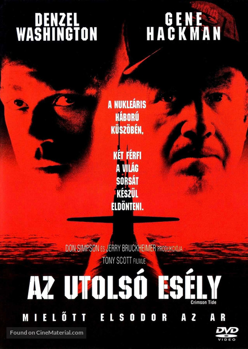 Crimson Tide - Hungarian Movie Cover