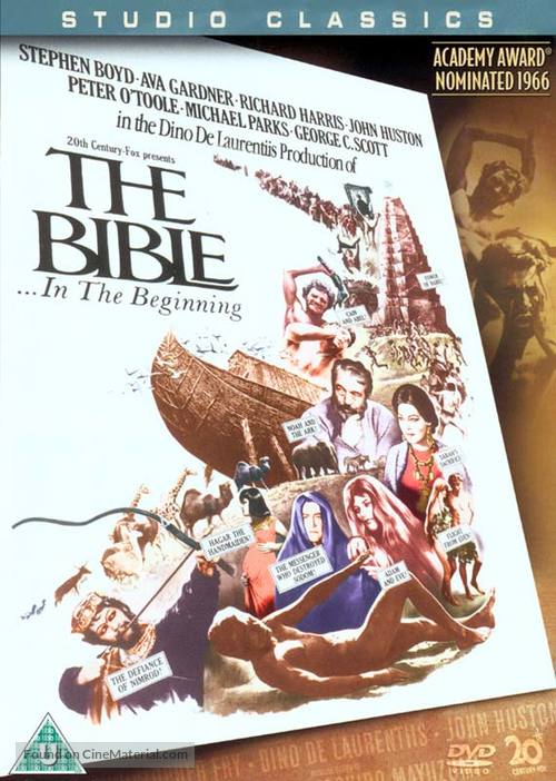 The Bible - British DVD movie cover