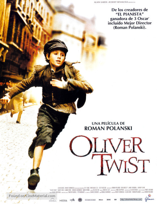 Oliver Twist - Spanish Movie Poster